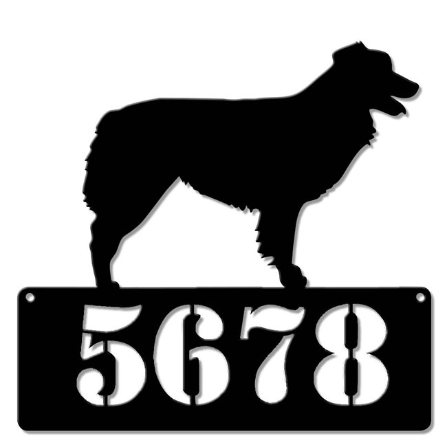 Australian Shepard House Sign