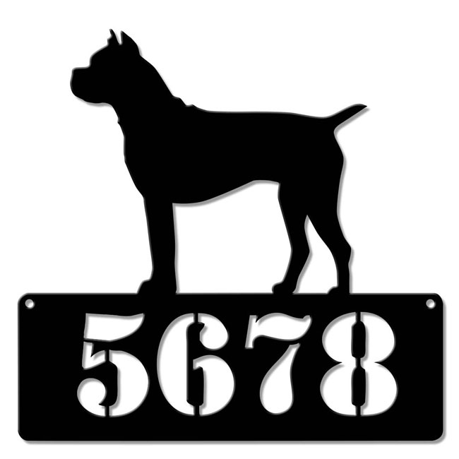 Click to view more Dog Address Signs Custom Personalized Signs