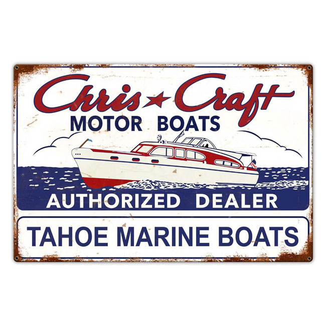 Chris Craft Vintage Sign 