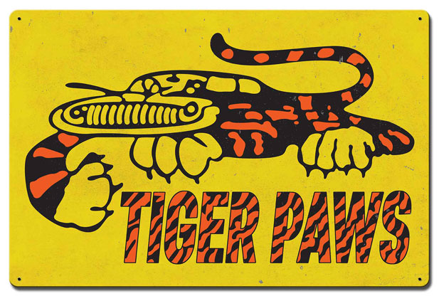 Tiger Paws Sign