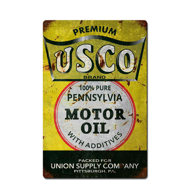 USCO Motor Oil Sign