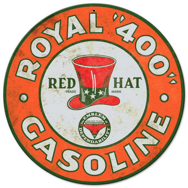 Royal 400 Gasoline Sign