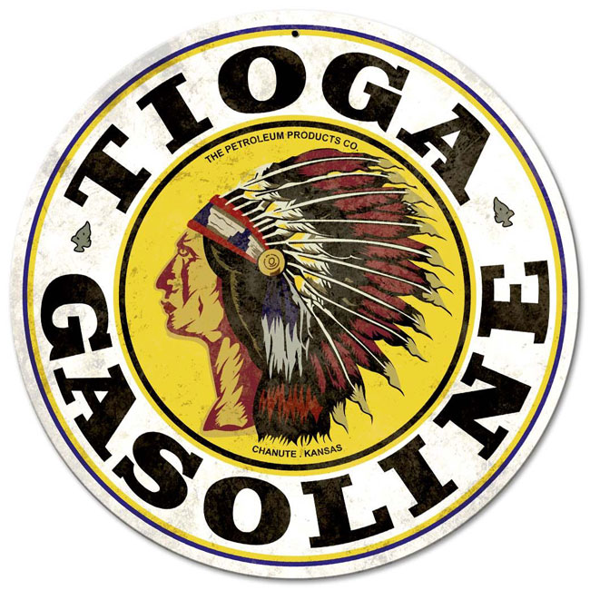 Tioga Gas Sign