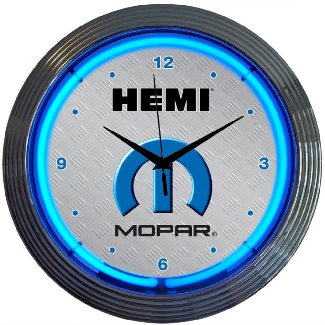 Hemi Neon Clock