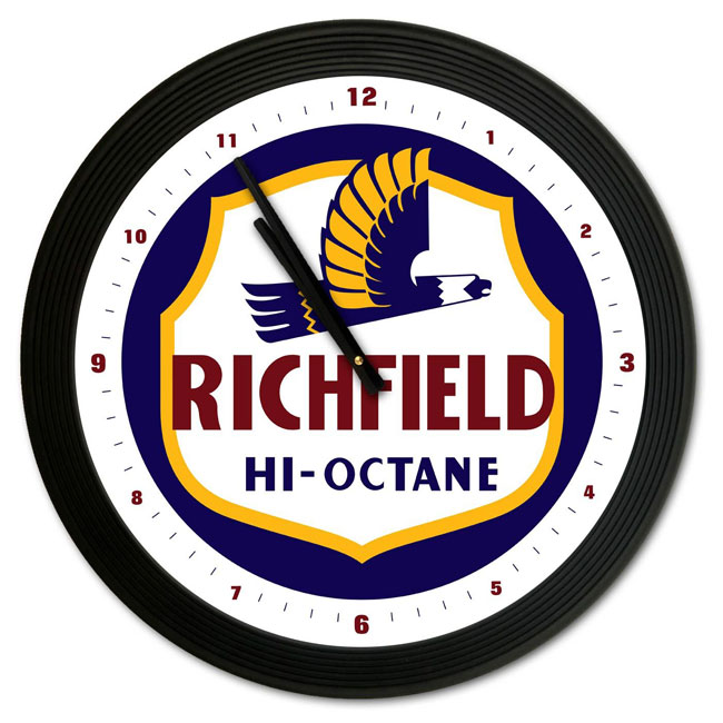 Richfield Gasoline Garage Clock