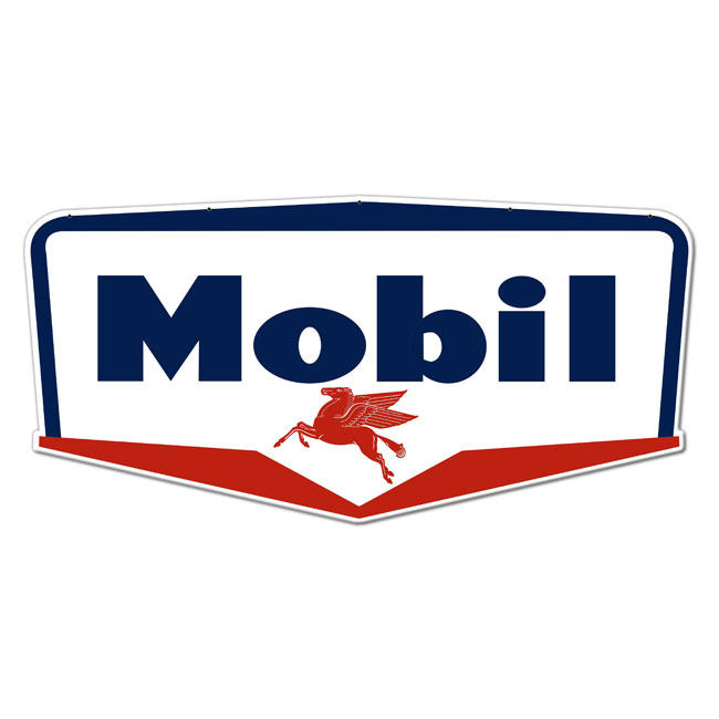Mobil Shield Sign