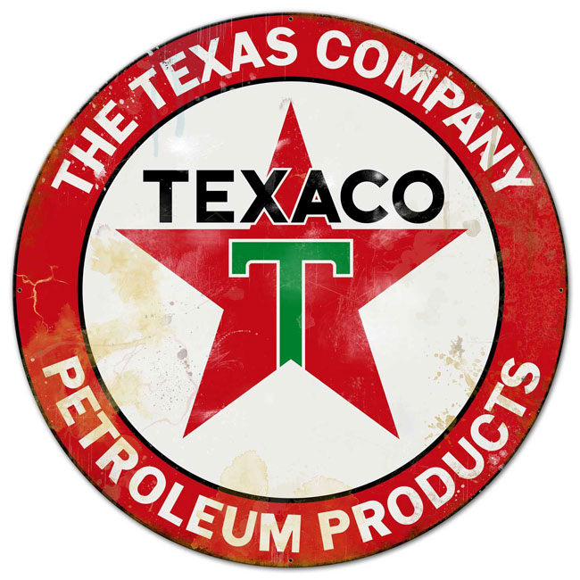 Texaco The Texas Company Gas Sign
