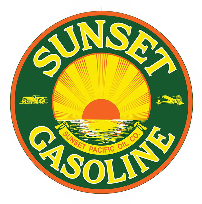 Sunset Gas Sign