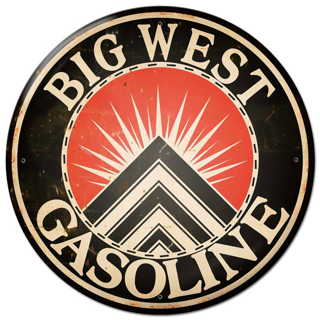 Big West Gasoline Sign