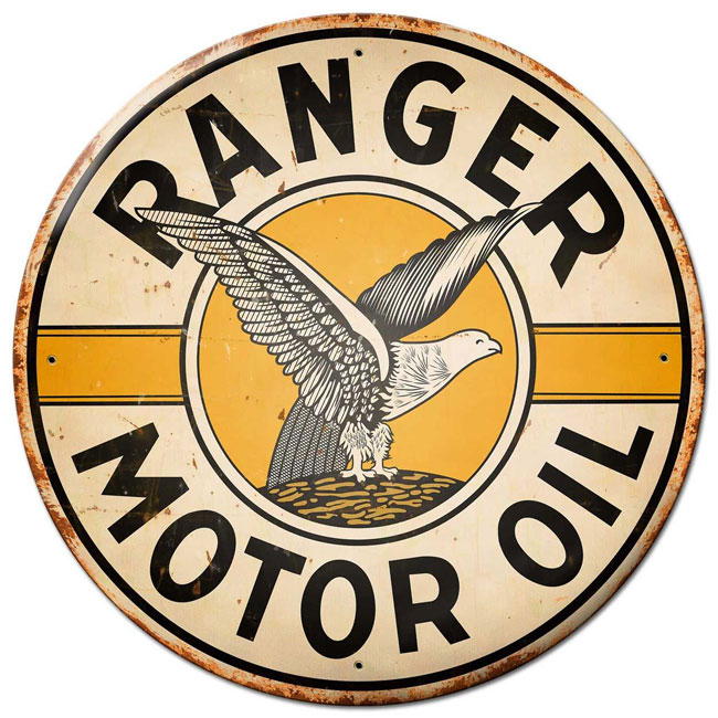 Ranger Motor Oil Sign