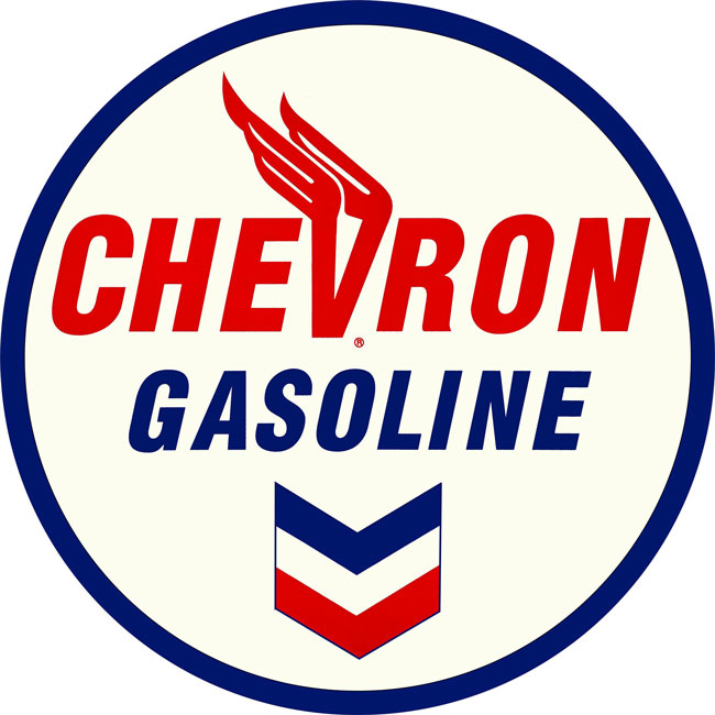 Chevron Gas Sign