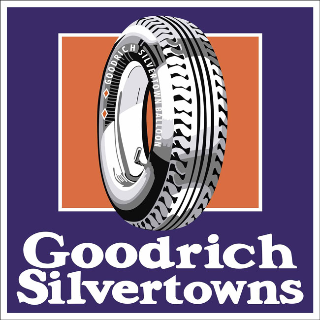 Goodrich Silvertowns Tire Sign