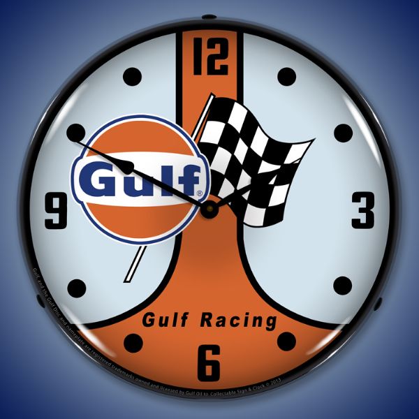Gulf GT40 Racing Clock