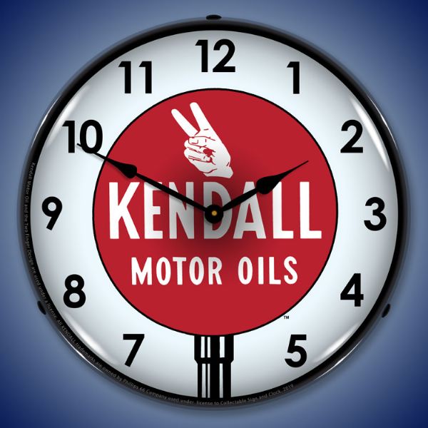 Kendall Motor Oil Clock