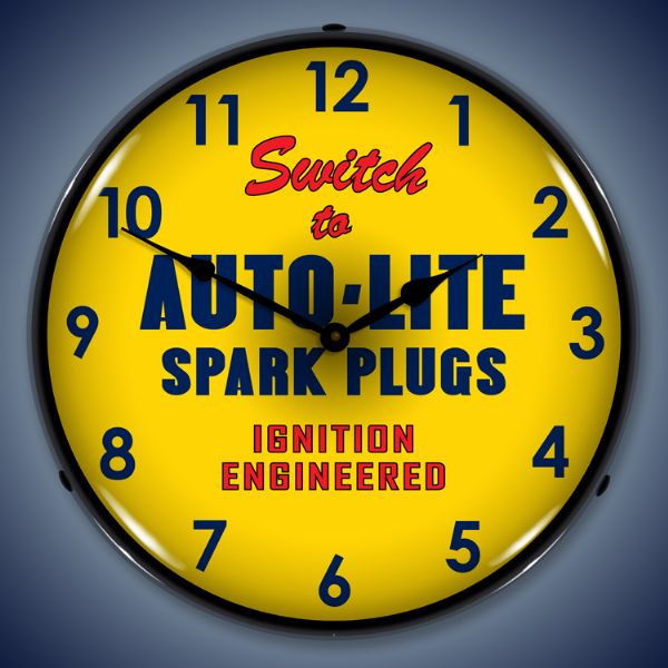 Autolite Spark Plugs Clock