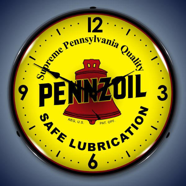 Pennzoil Lighted Clock