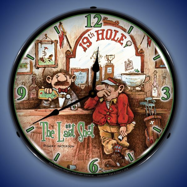 19th Hole Clock