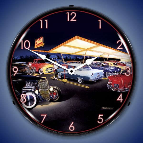 Hot Rod Clock