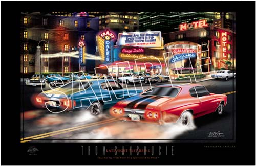 Late Night Test Drive Chevelle Art