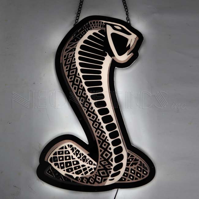 Shelby Snake Led Lighted Sign 