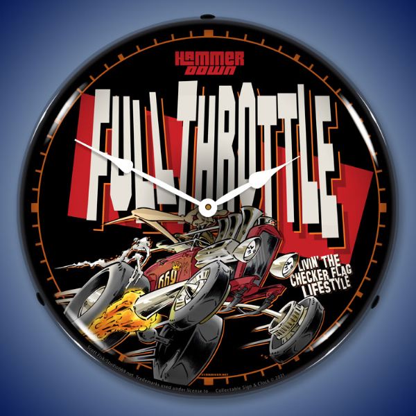 Full Throttle Garage Clock