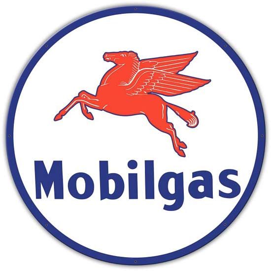 Mobil Gas Sign