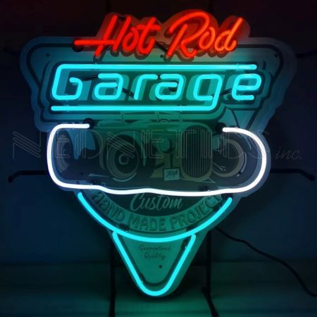 Hot Rod Garage Neon Sign