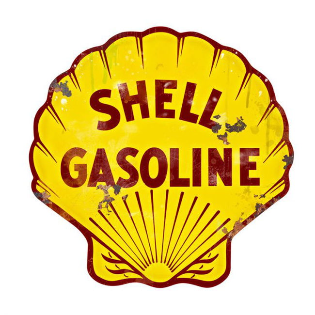 Shell Gasoline Sign