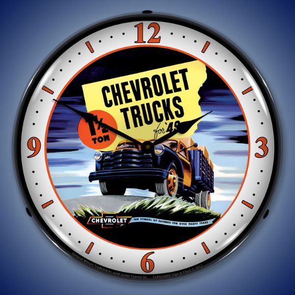 1949 Chevrolet Pickup Lighted Clock