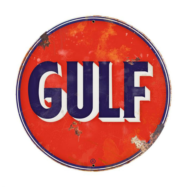 Gulf Gasoline Sign 