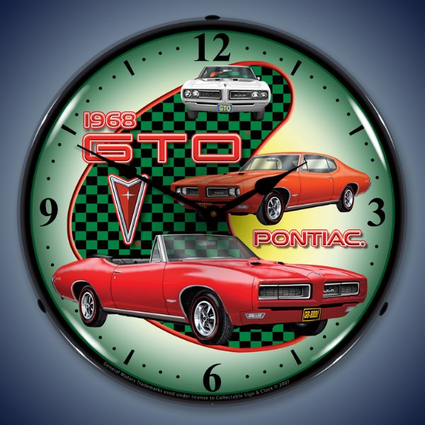 1968 GTO Lighted Clock