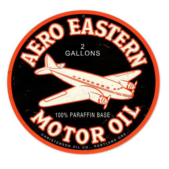 Aero Eastern Motor Oil Sign
