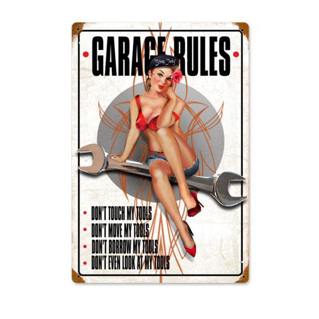 Garage Rules Sign