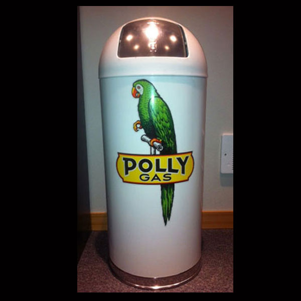 Polly Gas Retro Style Trash Can