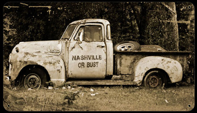 Nashville Vintage Truck Sign