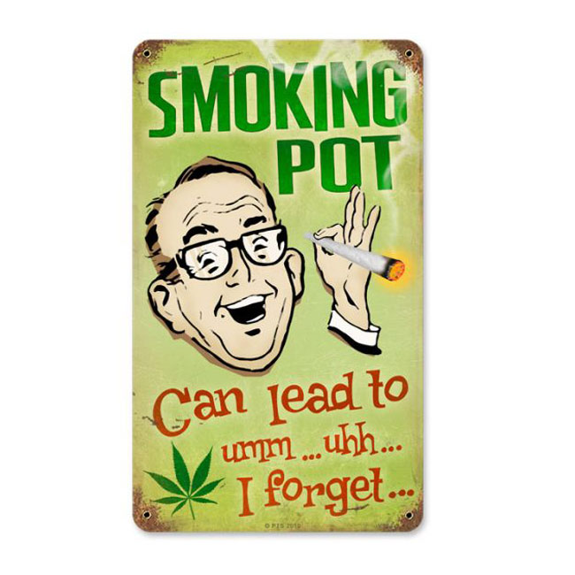 Smoking Pot Sign
