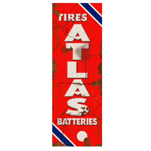 Atlas Battery Vintage Sign