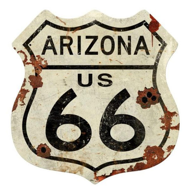 Arizona Route 66 Vintage Sign 