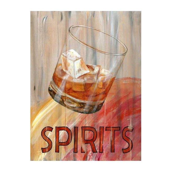 Spirits Vintage Cocktail Sign 