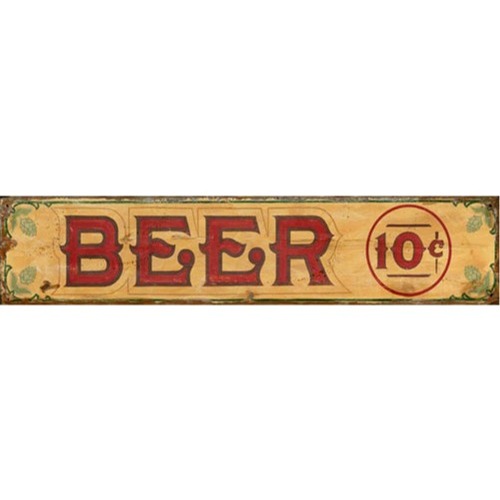 Beer Advertisement Wood Sign 