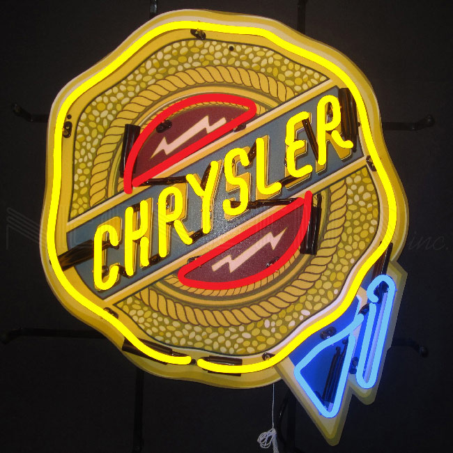 Chrysler Logo Neon Sign 