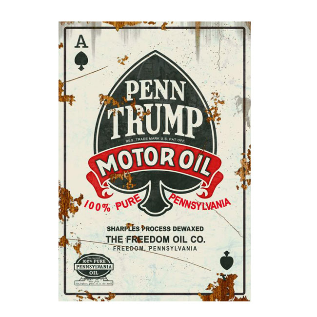 Penn Trump Motor Oil Sign