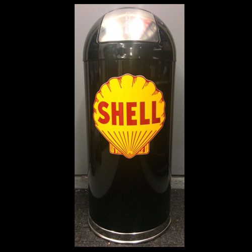 Shell Gasoline Trash Bin