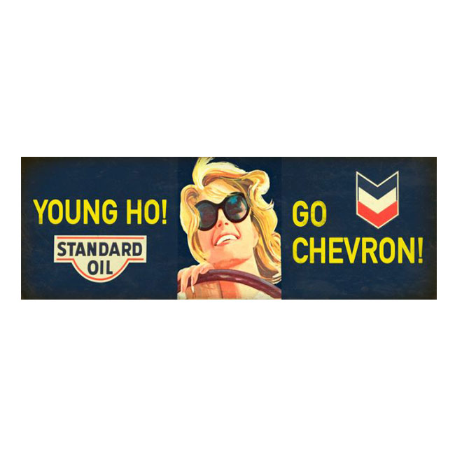 Chevron Advertising Sign