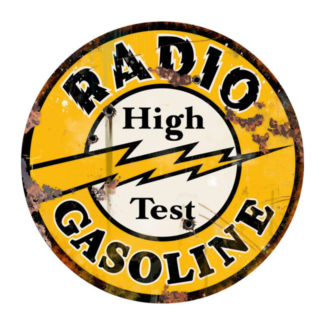 Radio Gasoline Sign