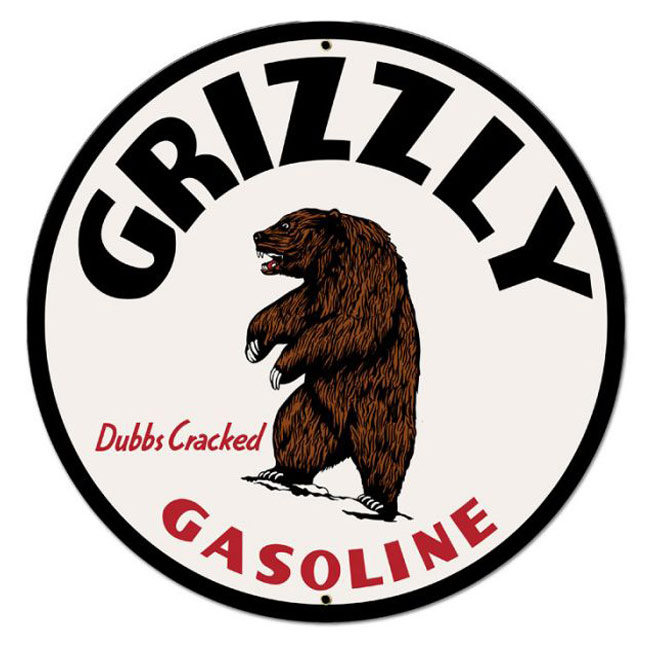 Grizzly Gas Sign