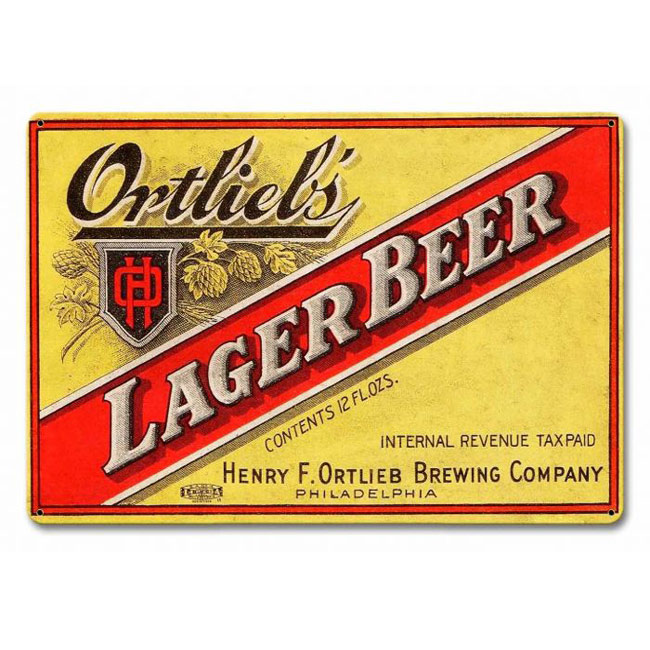 Ortliebs Beer Sign