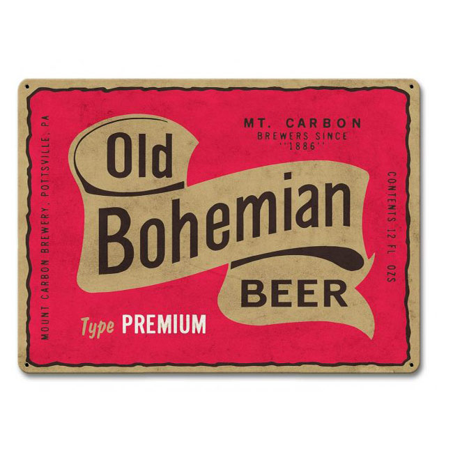 Old Behemian Beer Sign
