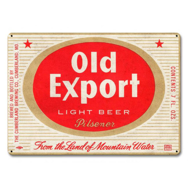 Old Export Beer Sign