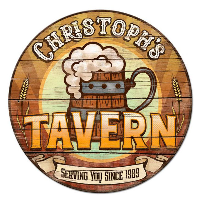 Tavern Sign Personalized 